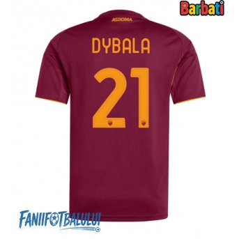 AS Roma Paulo Dybala #21 Tricou Fotbal Replică 2025-26 Barbati Acasa